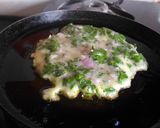 A picture of step 1 of Spinach omelette.