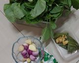 Foto langkah ke 1 dari resep Bobor bayam santan.