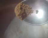 A picture of step 1 of Masala tea.