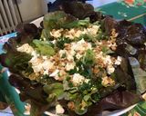 Une image de l'étape 8 de Salade feuille de chêne aux noix, feta et persil frais (avec sauce fruitée).