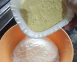 A picture of step 1 of Methi Masala Thepla.