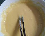 Hình bước làm 1 của món Bánh crepe phiên bảng mặn đơn giản