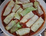 Foto del paso 5 de la receta: Arrolladitos de repollo y carne
