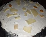 A picture of step 1 of Polka Dot Chocolate Icing cake.