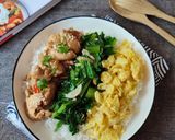 Foto langkah ke 5 dari resep Rice bowl chicken donburi.