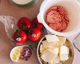 Hình bước làm 1 của món 🥖 Xíu mại sốt cà chua 🍅
