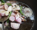 A picture of step 4 of Yam Pulao.