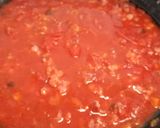 A picture of step 2 of Tagliatelle with mushroom and salame ragù.