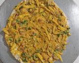 A picture of step 7 of Baysan naan.