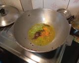 A picture of step 4 of Golbari kosha mutton.