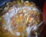 A picture of step 5 of Irish potato sauce.