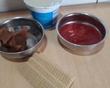 Foto del paso 2 de la receta: Crema helada de frutilla y dulce de leche