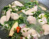 Gambar langkah 5 resipi 👩‍🍳Ayam Masak Pucuk Ubi.