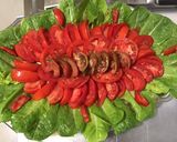 Une image de l'étape 5 de Trio de tomates à la romaine et mozzarella sauce balsamique.