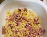 A picture of step 2 of Ham and Cheese Casserole.