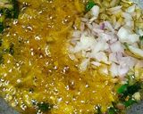 A picture of step 3 of Gobhi Aloo sabzi.