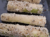 Calabacín crujiente al parmesano