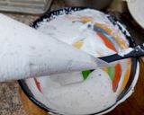 A picture of step 4 of Kitkat Layered cream cheese Parfait.