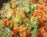 A picture of step 3 of Olivye /Ukrainian Potato Salad.