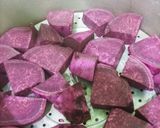 Foto langkah ke 1 dari resep Bola Ubi Ungu Cokelat.