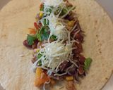 A picture of step 4 of Tuna Burritos.