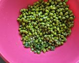 A picture of step 1 of Fresh green gram fritters.