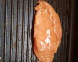 A picture of step 3 of Grilled Chicken topping for Pizza.