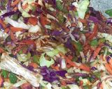 A picture of step 5 of Veg Manchurian fried Rice.