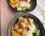 A picture of step 8 of Lemon Garlic Chicken/ Mediterranean Bowls.