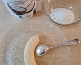 Foto del paso 1 de la receta: Figura huevo de Pascua saludable y sin complicaciones 🍌 🥥 🍫harina de coco y banana, low carb
