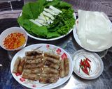 Hình bước làm 7 của món Ram cuốn cải