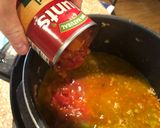 A picture of step 3 of Stuffed Pepper Soup.