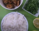 A picture of step 9 of Scrumptious thai shrimps soup with red sauce bread.