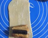 Foto langkah ke 3 dari resep Bolen Pisang tanpa Korsvet (tetap krispy dan berlapis lapis).