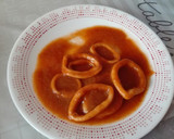 Foto del paso 3 de la receta: Anillas de calamar en salsa