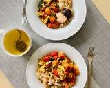 Mushroom Salmon Rice with Tomato Basil Eggs recipe step 3 photo