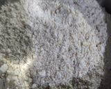 A picture of step 2 of Oats chocolate burfi.