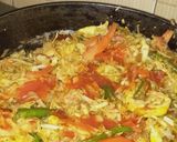A picture of step 12 of Chinese Peshaware biryani 😋.