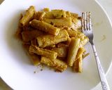 A picture of step 8 of Creamy garlic pasta.