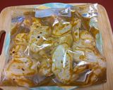 A picture of step 1 of Lee's Grilled/Smoked Lemon-Garlic Chicken Wings.