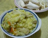 快速南瓜鮮菇燉飯的食譜步驟4照片