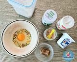 รูปขั้นตอนการทำที่ 1 ของ แพนเค้กข้าวโอ๊ตกล้วยหอม healthy