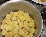 A picture of step 1 of Green bananas crips favorite Easter snack.
