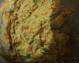 A picture of step 3 of Maggi Potato Omlette.