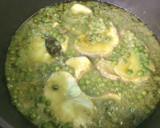 Foto del paso 8 de la receta: Cazón en salsa verde con guisantes