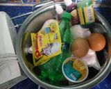 Foto langkah ke 1 dari resep Bolu kukus pelangi anti gagal.