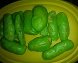 Foto langkah ke 3 dari resep Es pisang ijo simple (takaran sendok).
