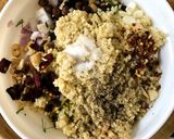 A picture of step 2 of Tabbouleh with Foxtail Millet & Mixed Herbs.