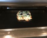 A picture of step 3 of 3 colour Mini Bread Pizza 🍕.
