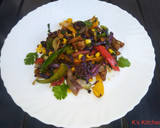மெக்சிகோ நாட்டு சிக்கன் (Mexican chicken Fajitas recipe in tamil) ரெசிபி ஸ்டேப் 4 புகைப்படம்